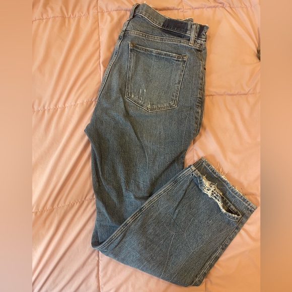 Abercrombie 90s Ultra high rise straight jean - size 32/14 Short - Picture 3 of 7